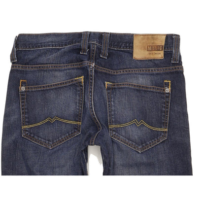 Mustang New Oregon Men Blue Straight Slim Stretch Jeans W32 L30 (106219)