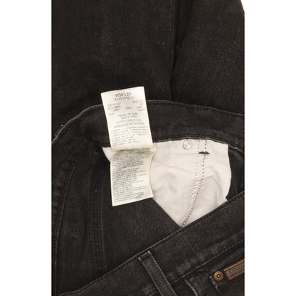 Wrangler Texas Men Black Straight Regular Stretch Jeans W34 L29 (106220)