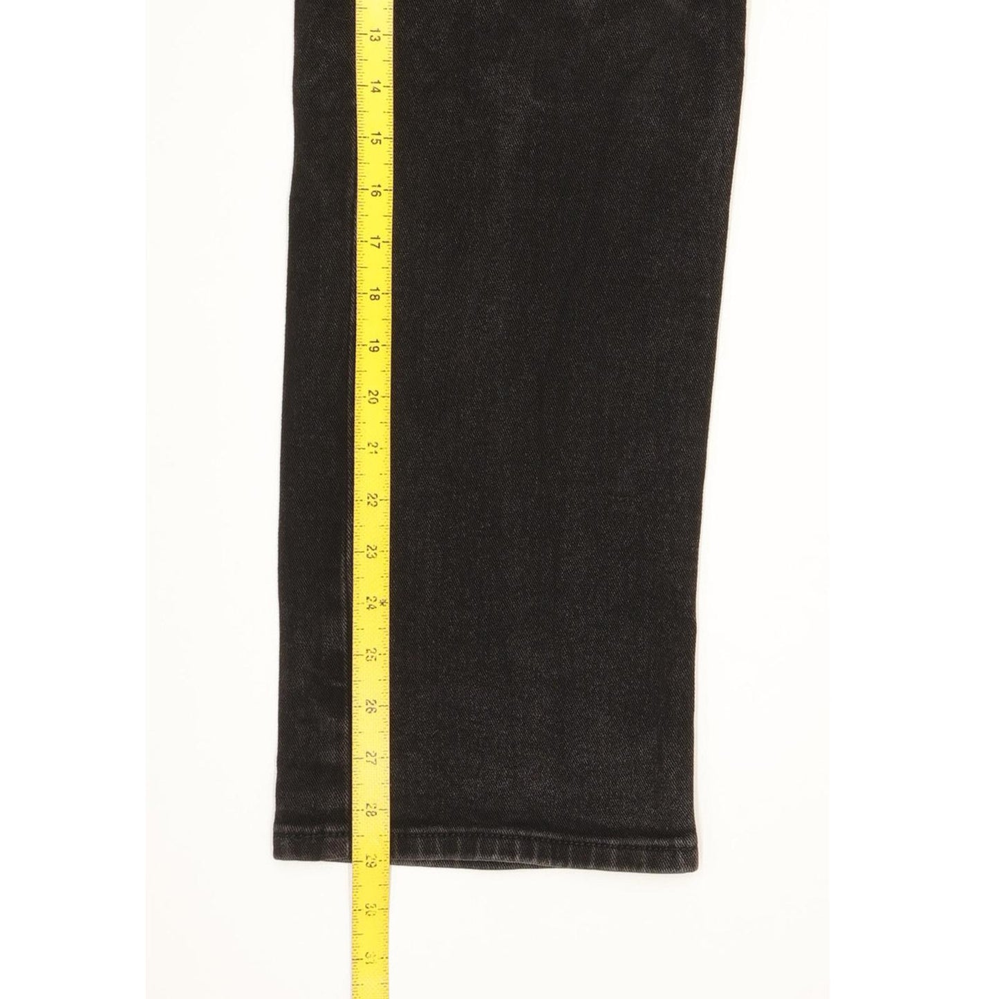 Wrangler Texas Men Black Straight Regular Stretch Jeans W34 L29 (106220)