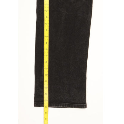 Wrangler Texas Men Black Straight Regular Stretch Jeans W34 L29 (106220)