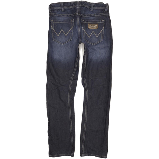 Wrangler Clyde Men Blue Straight Regular Jeans W34 L34 (106221)