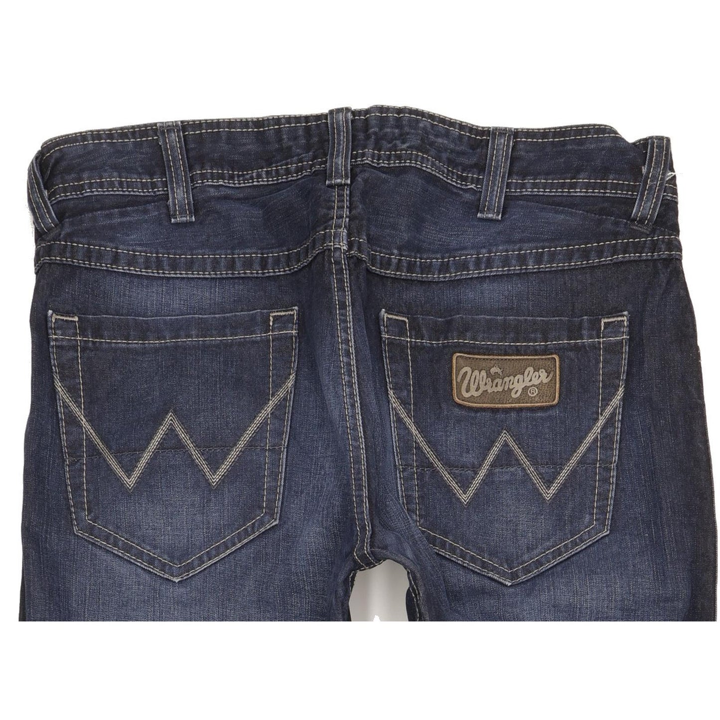 Wrangler Clyde Men Blue Straight Regular Jeans W34 L34 (106221)