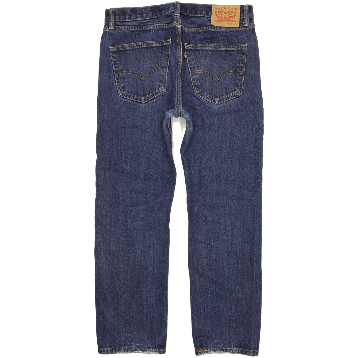 Levi's 505 Men Blue Straight Regular Jeans W33 L29 (106223)