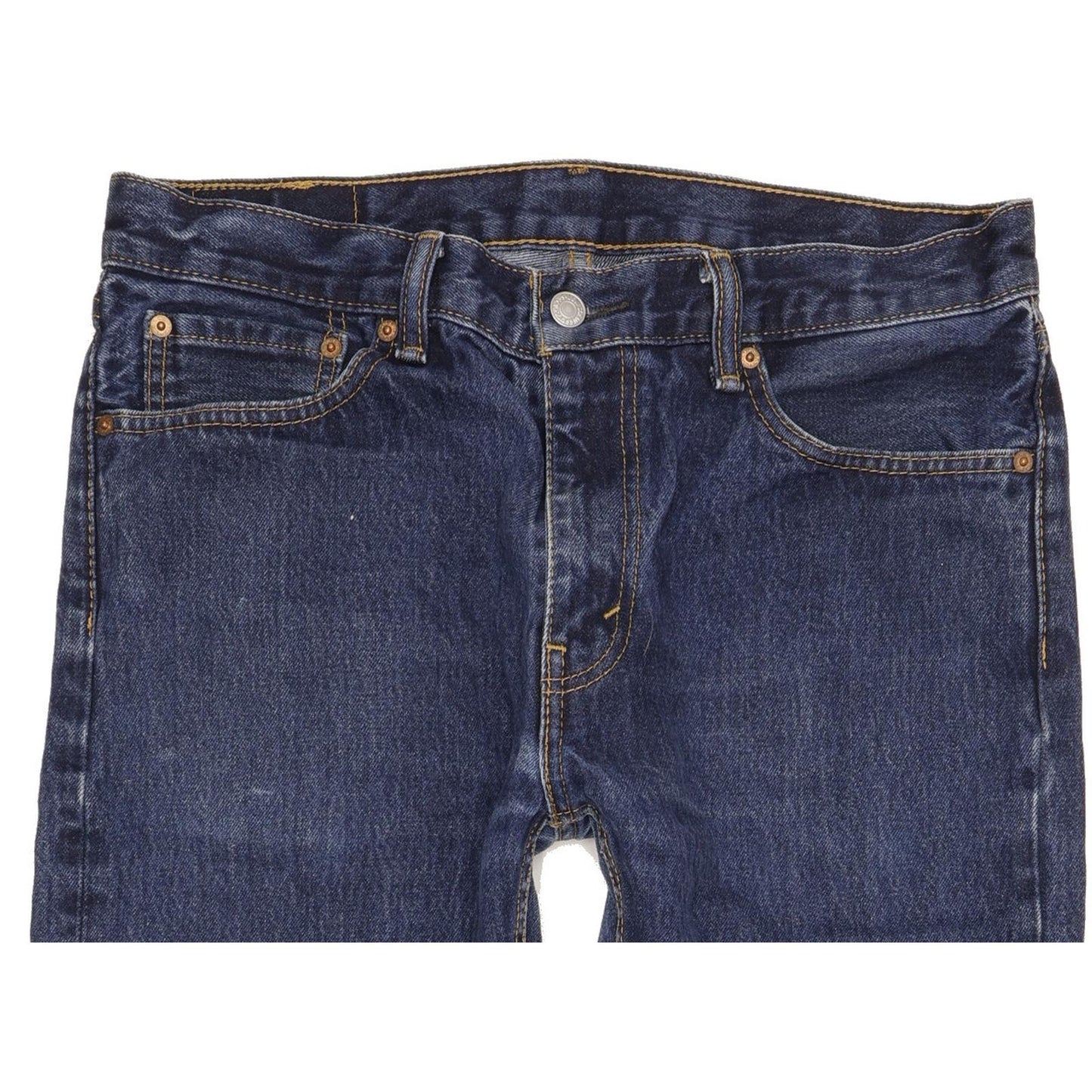 Levi's 505 Men Blue Straight Regular Jeans W33 L29 (106223)