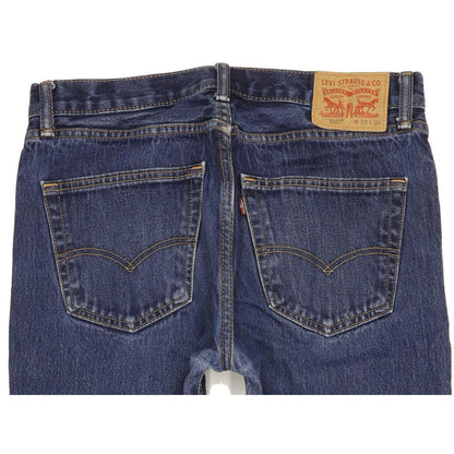 Levi's 505 Men Blue Straight Regular Jeans W33 L29 (106223)
