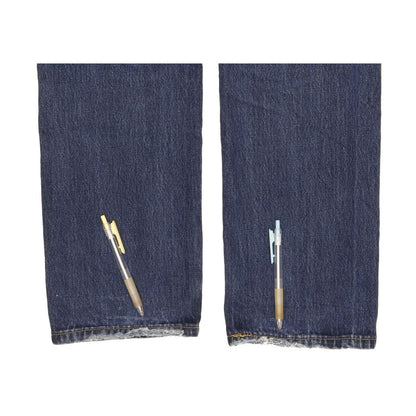 Levi's 505 Men Blue Straight Regular Jeans W33 L29 (106223)