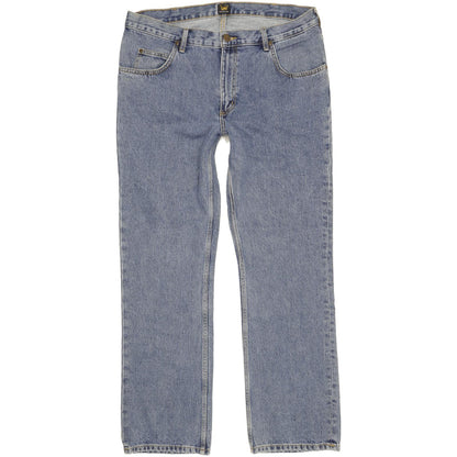 Lee Men Blue Straight Regular Jeans W36 L32 (106224)