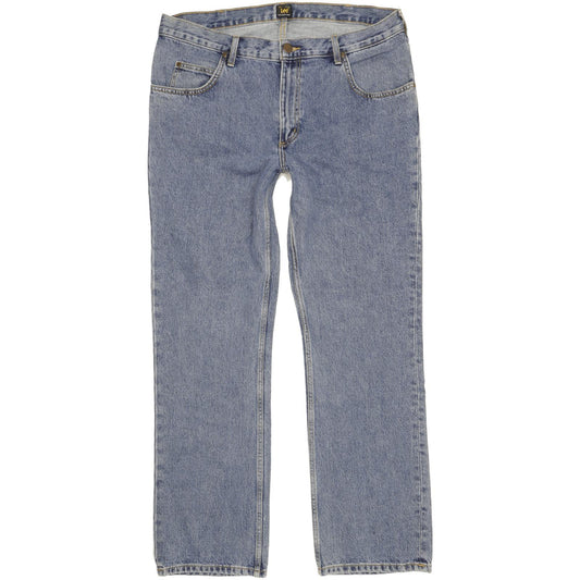 Lee Men Blue Straight Regular Jeans W36 L32 (106224)