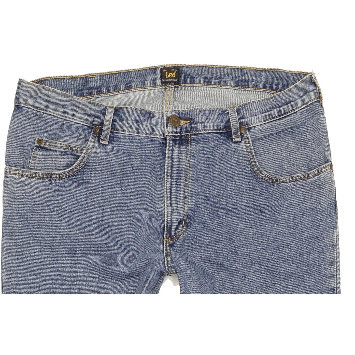 Lee Men Blue Straight Regular Jeans W36 L32 (106224)