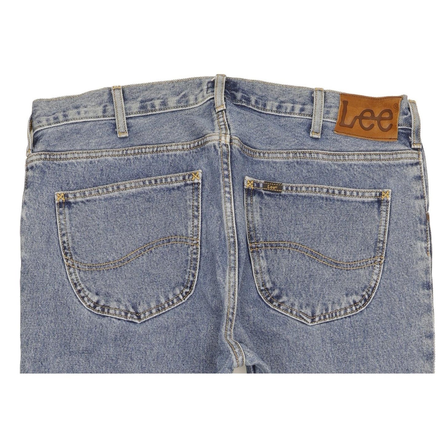 Lee Men Blue Straight Regular Jeans W36 L32 (106224)