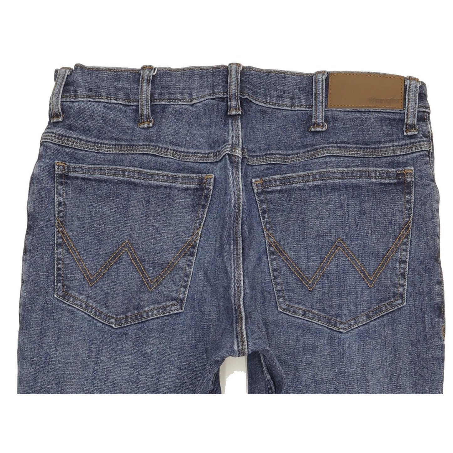 Wrangler Men Blue Straight Regular Jeans W32 L30 (106225)