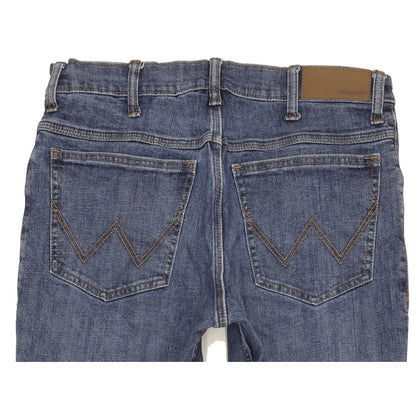 Wrangler Men Blue Straight Regular Jeans W32 L30 (106225)