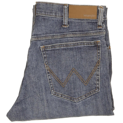 Wrangler Men Blue Straight Regular Jeans W32 L30 (106225)