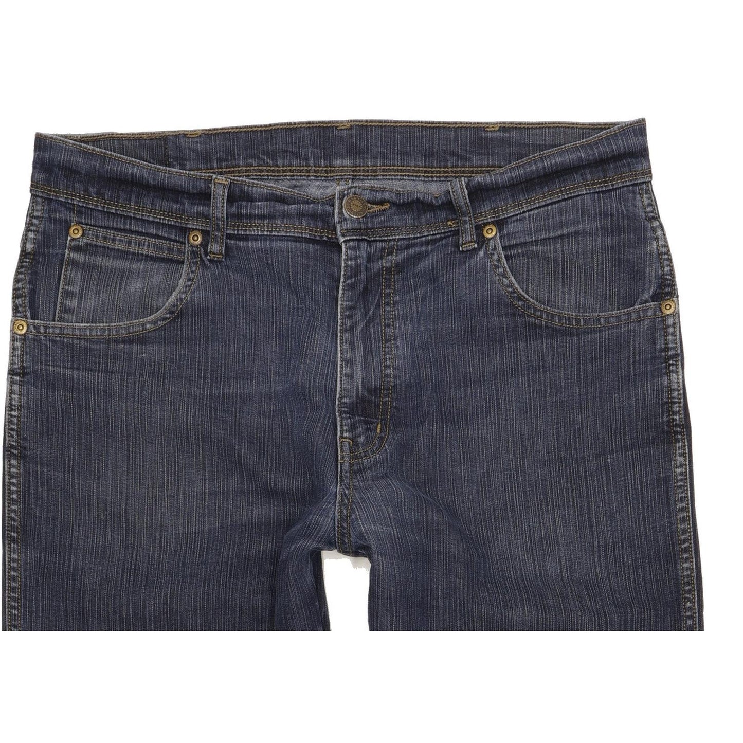 Wrangler Men Blue Straight Regular Stretch Jeans W34 L29 (106226)