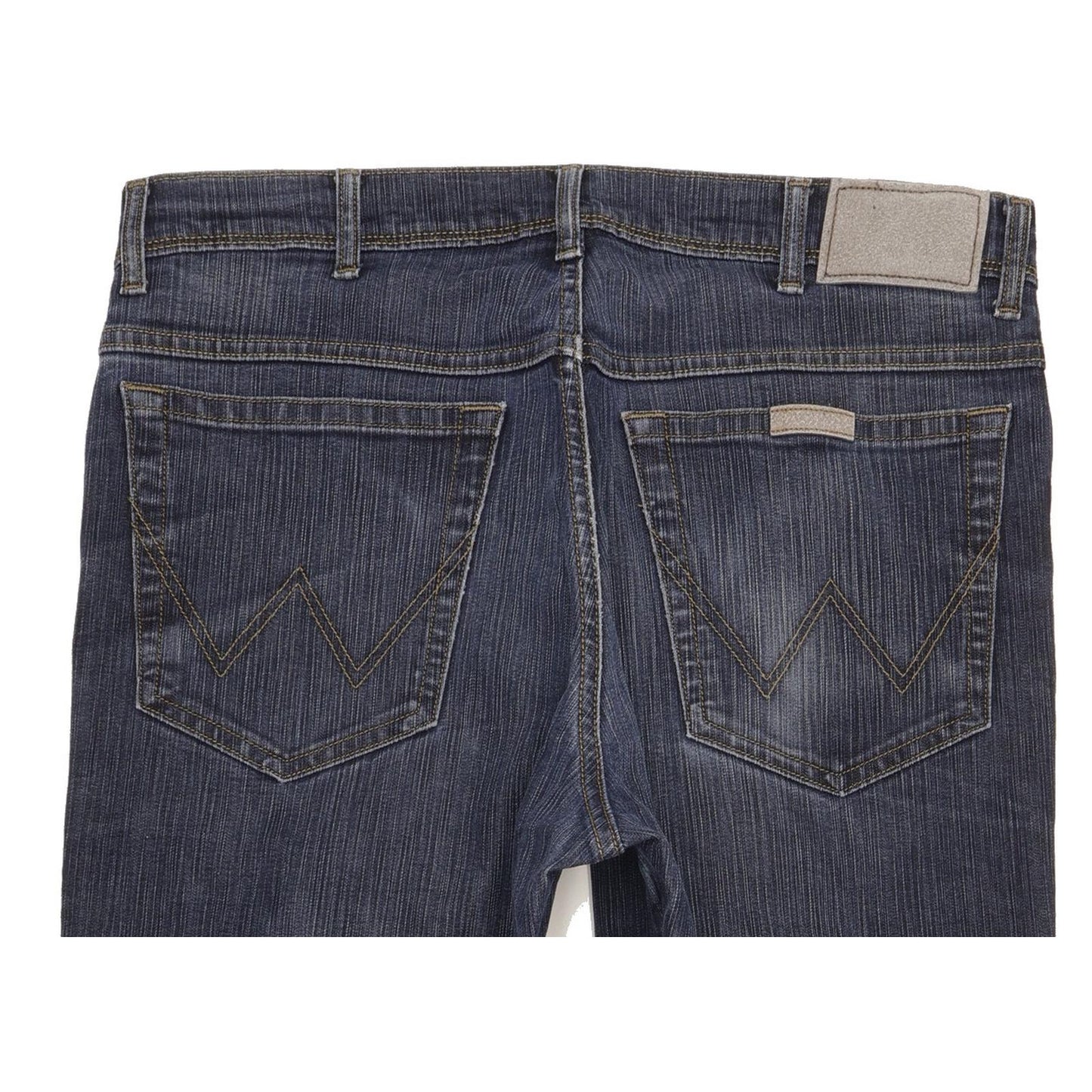 Wrangler Men Blue Straight Regular Stretch Jeans W34 L29 (106226)