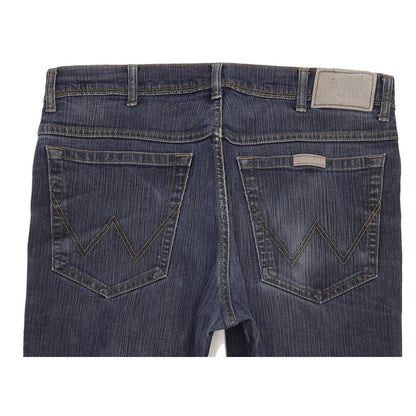Wrangler Men Blue Straight Regular Stretch Jeans W34 L29 (106226)