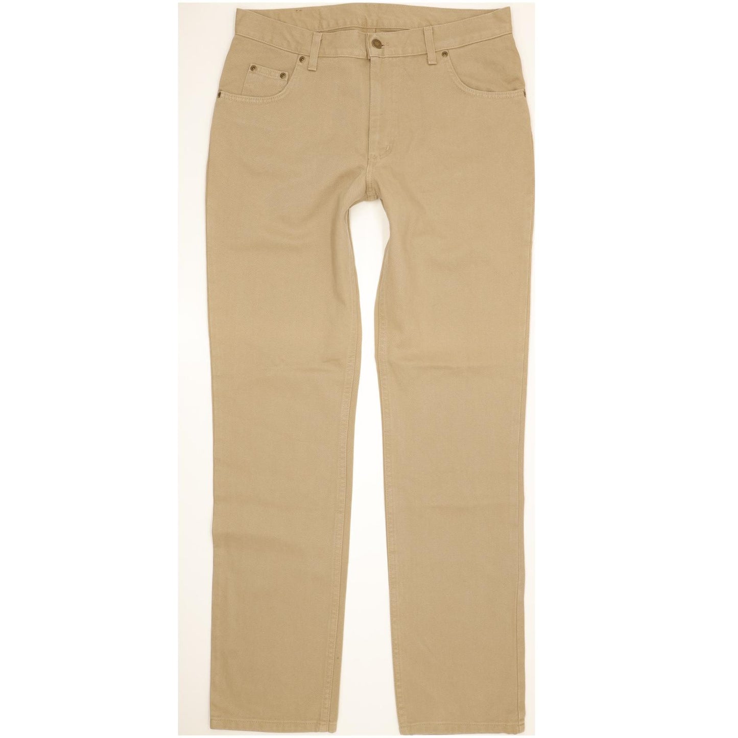 Wrangler Hero Men Beige Straight Regular Jeans W34 L35 (106228)