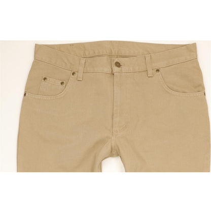 Wrangler Hero Men Beige Straight Regular Jeans W34 L35 (106228)