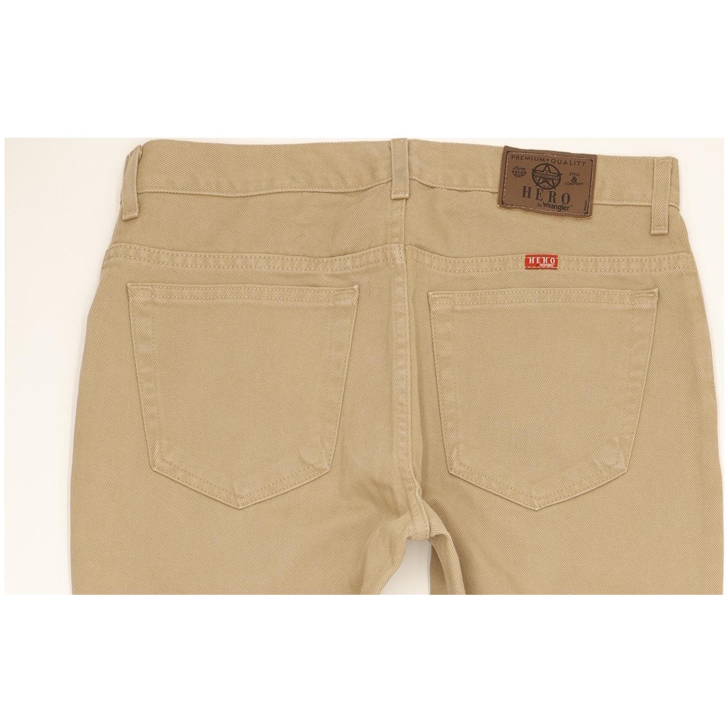 Wrangler Hero Men Beige Straight Regular Jeans W34 L35 (106228)