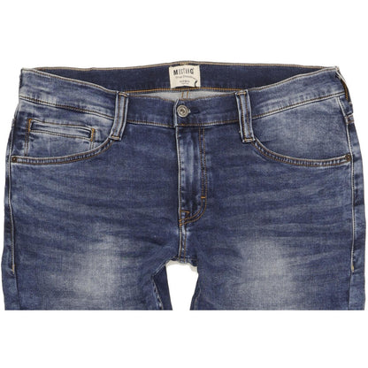 Mustang Oregon Men Blue Tapered Slim Stretch Jeans W32 L32 (106232)