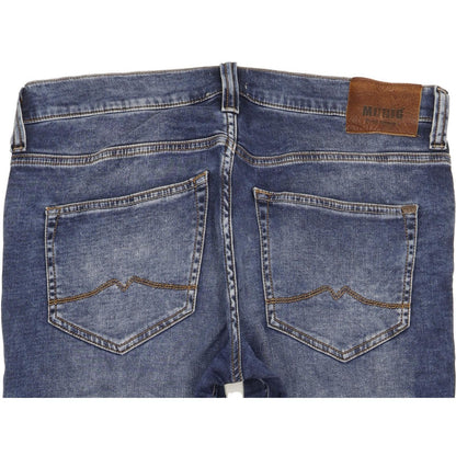 Mustang Oregon Men Blue Tapered Slim Stretch Jeans W32 L32 (106232)