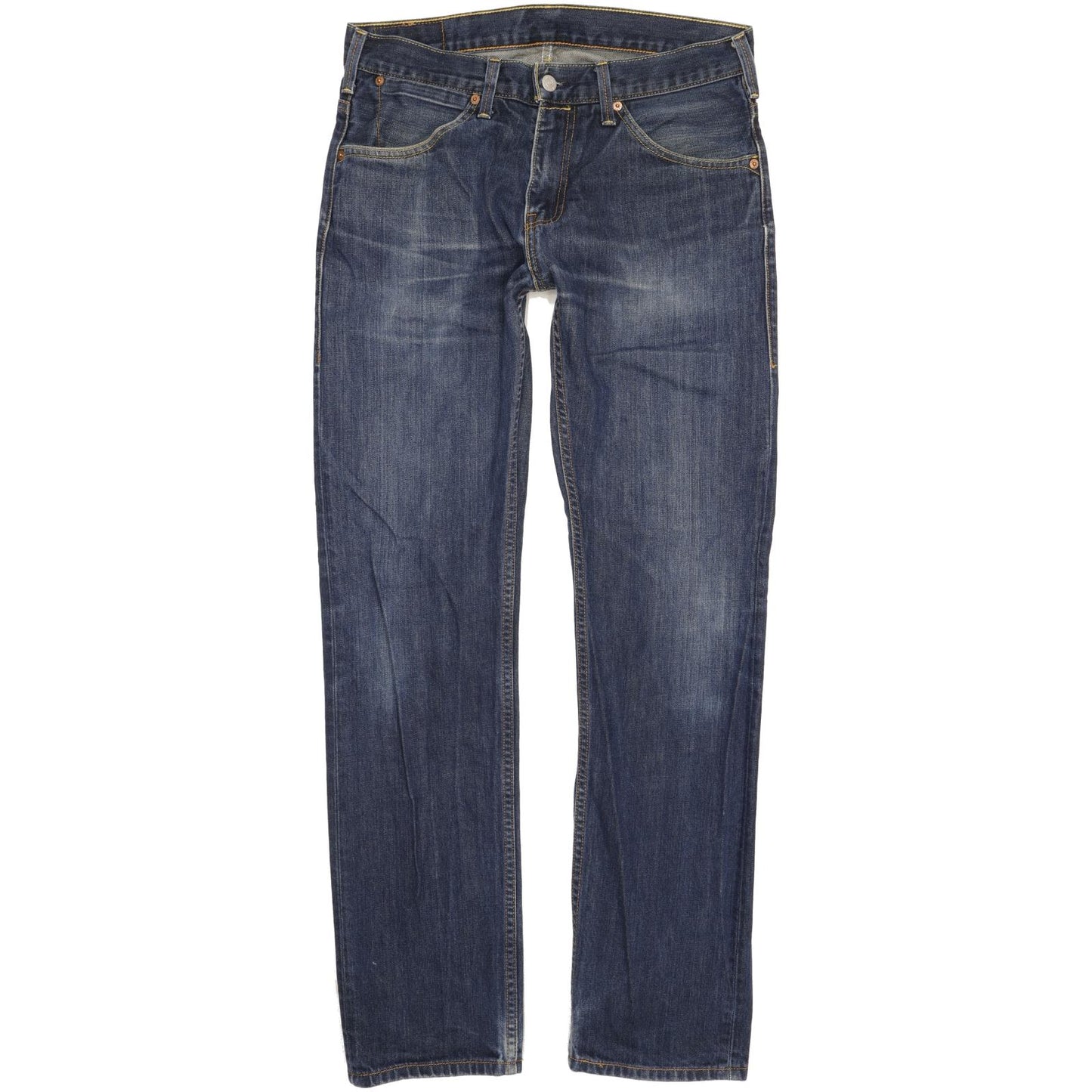 Levi's 504 Men Blue Straight Regular Jeans W32 L33 (106233)