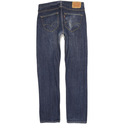 Levi's 504 Men Blue Straight Regular Jeans W32 L33 (106233)