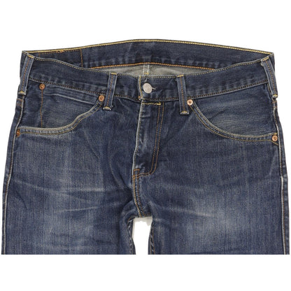 Levi's 504 Men Blue Straight Regular Jeans W32 L33 (106233)