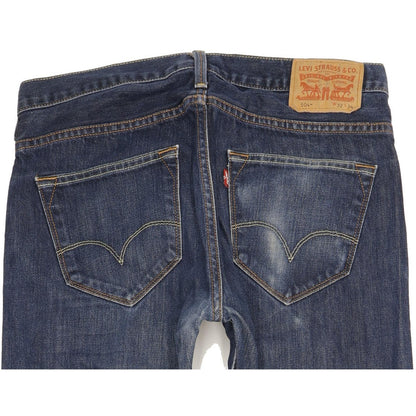 Levi's 504 Men Blue Straight Regular Jeans W32 L33 (106233)