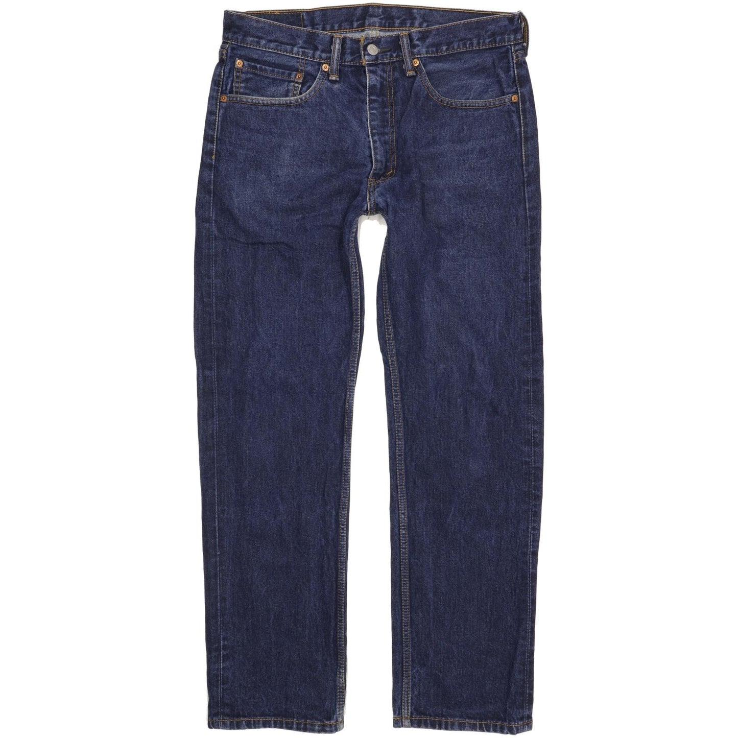 Levi's 505 Men Blue Straight Regular Jeans W34 L31 (106235)