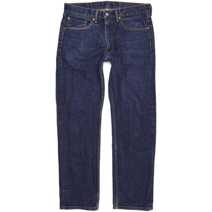 Levi's 505 Men Blue Straight Regular Jeans W34 L31 (106235)