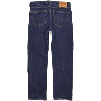 Levi's 505 Men Blue Straight Regular Jeans W34 L31 (106235)