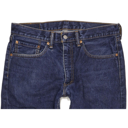Levi's 505 Men Blue Straight Regular Jeans W34 L31 (106235)