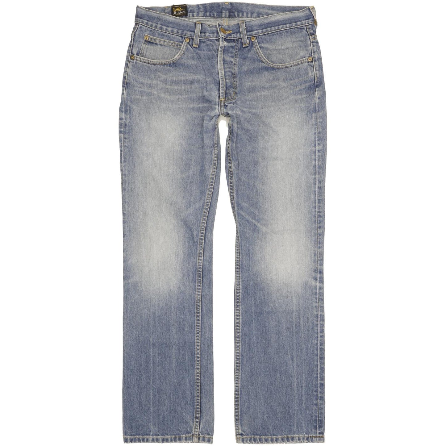 Lee Freeburn Men Blue Straight Regular Jeans W33 L32 (106236)