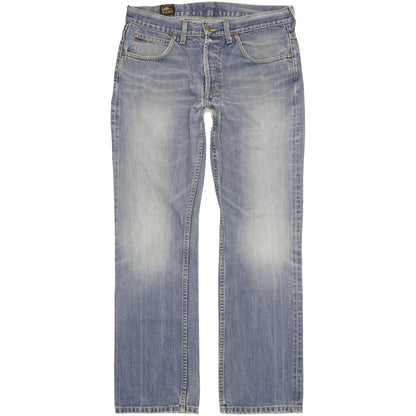 Lee Freeburn Men Blue Straight Regular Jeans W33 L32 (106236)