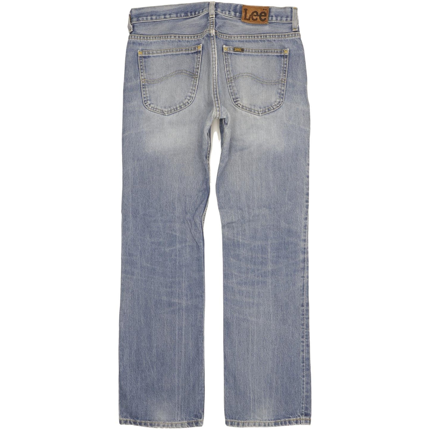 Lee Freeburn Men Blue Straight Regular Jeans W33 L32 (106236)