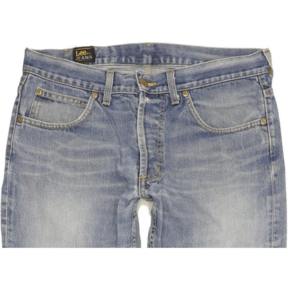 Lee Freeburn Men Blue Straight Regular Jeans W33 L32 (106236)