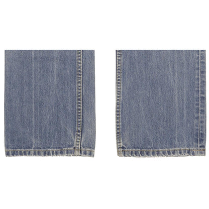 Lee Freeburn Men Blue Straight Regular Jeans W33 L32 (106236)