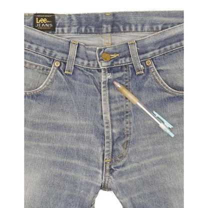 Lee Freeburn Men Blue Straight Regular Jeans W33 L32 (106236)