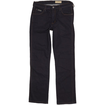 Wrangler Arizona Men Navy Straight Regular Stretch Jeans W33 L32 (106239)