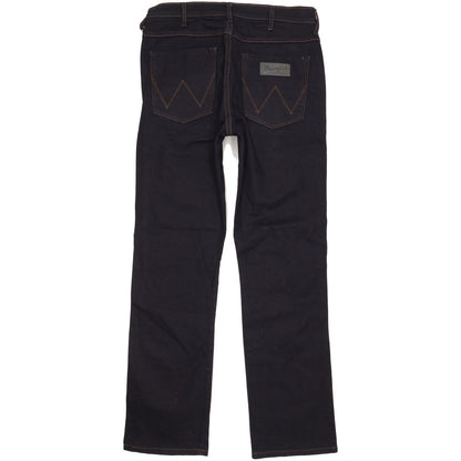 Wrangler Arizona Men Navy Straight Regular Stretch Jeans W33 L32 (106239)