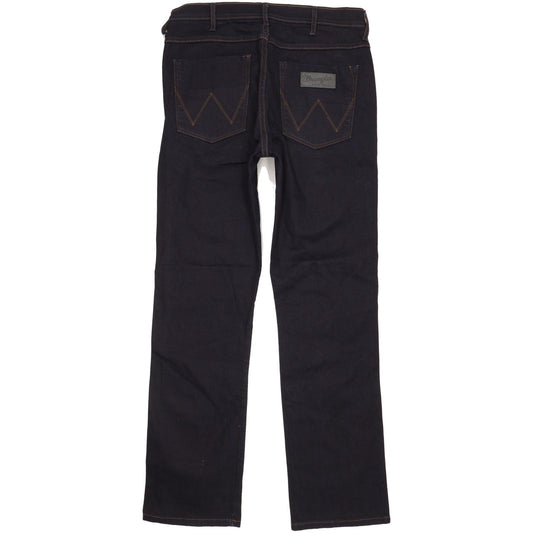Wrangler Arizona Men Navy Straight Regular Stretch Jeans W33 L32 (106239)