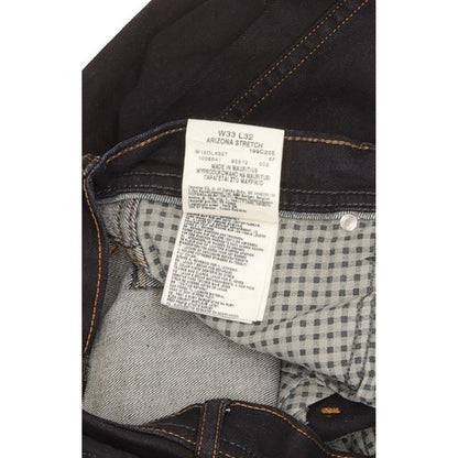 Wrangler Arizona Men Navy Straight Regular Stretch Jeans W33 L32 (106239)