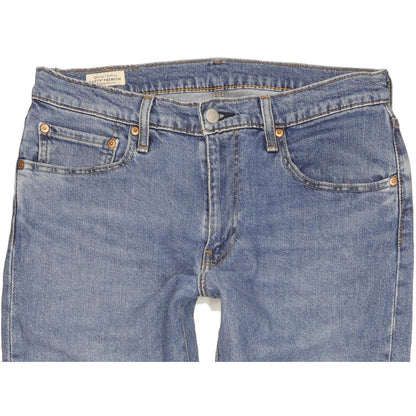 Levi's 512 Men Blue Tapered Slim Jeans W32 L31 (106242)