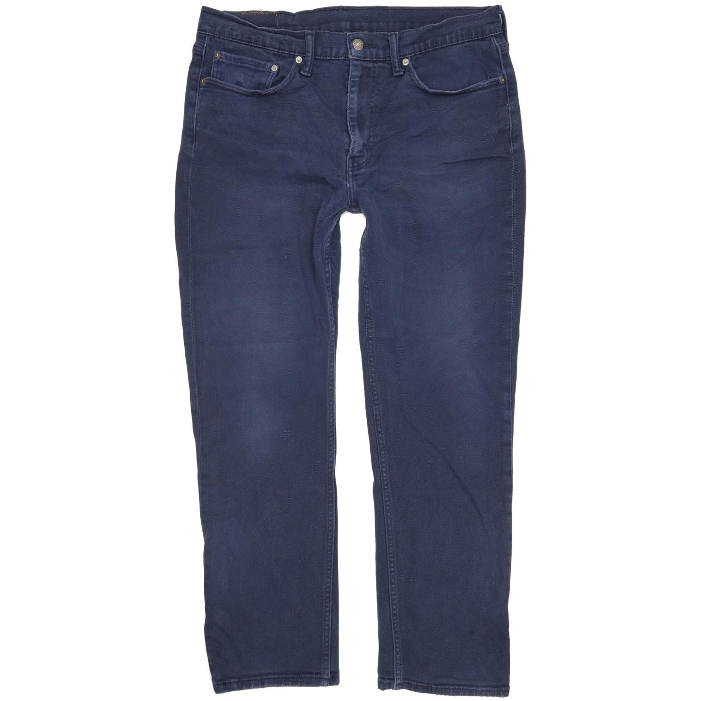 Levi's 514 Men Navy Straight Slim Stretch Jeans W36 L30 (106243)