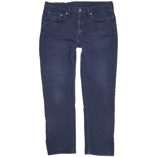 Levi's 514 Men Navy Straight Slim Stretch Jeans W36 L30 (106243)