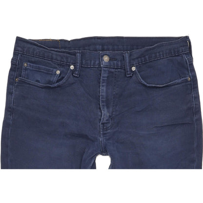 Levi's 514 Men Navy Straight Slim Stretch Jeans W36 L30 (106243)