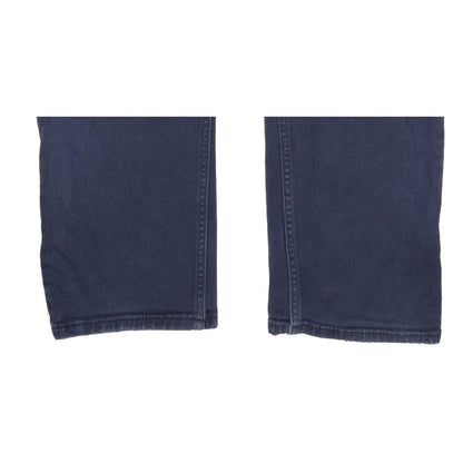 Levi's 514 Men Navy Straight Slim Stretch Jeans W36 L30 (106243)