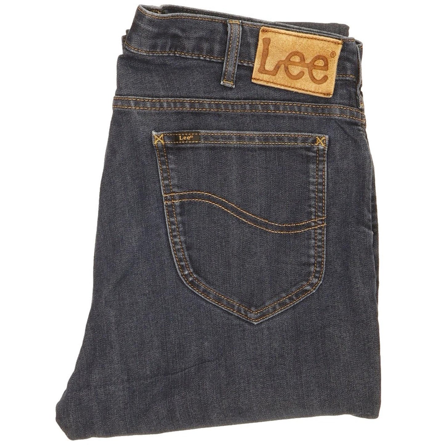 Lee Men Blue Tapered Slim Stretch Jeans W34 L30 (106246)