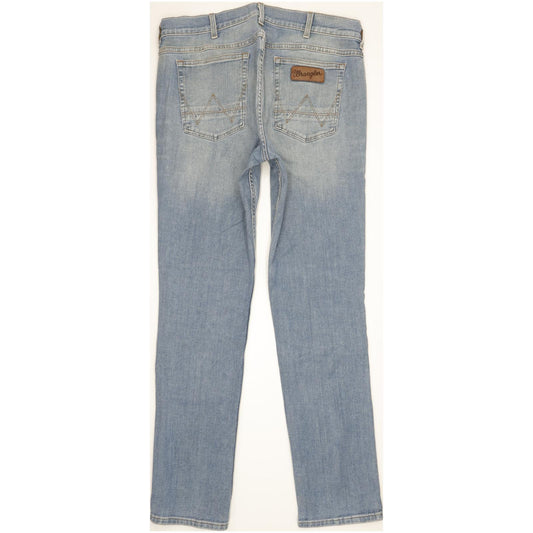 Wrangler Greensboro Men Blue Straight Regular Stretch Jeans W36 L34 (106247)